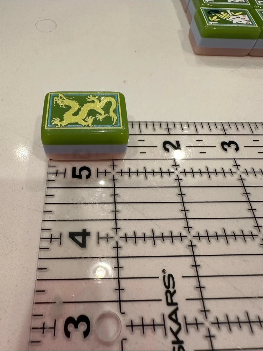 Green Mahjong Tile Set - Classic Home Game - Picture 10 of 10